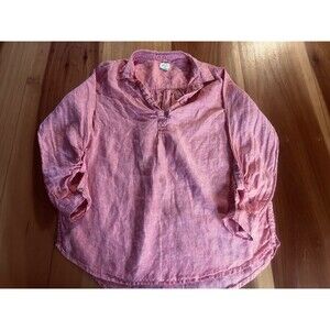 Sigrid Olsen Women’s Linen Tunic. Medium. Pullover. Kind Sleeve.
